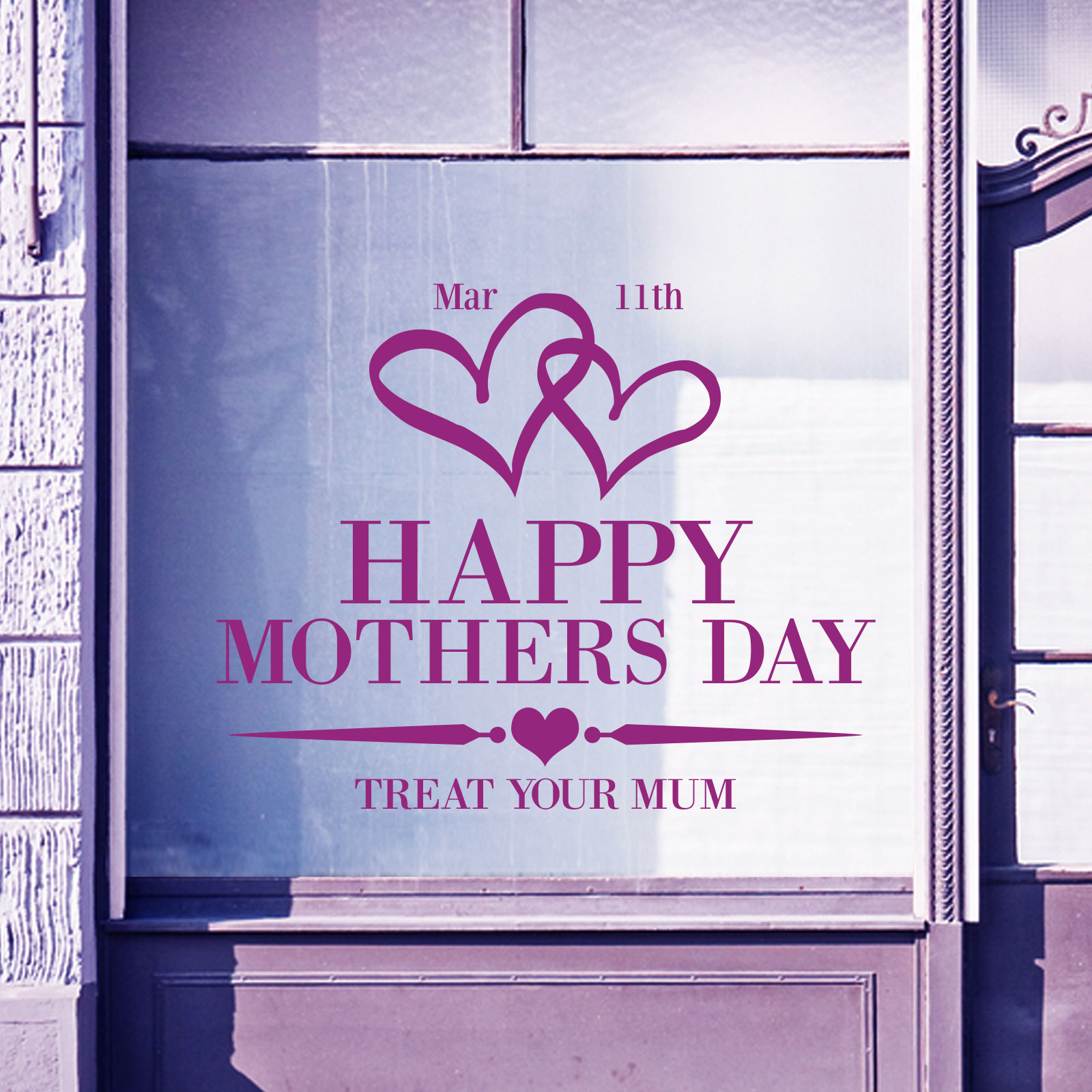 Mothers Day Wall & Window Stickers Mom Mother Decals Shop Window